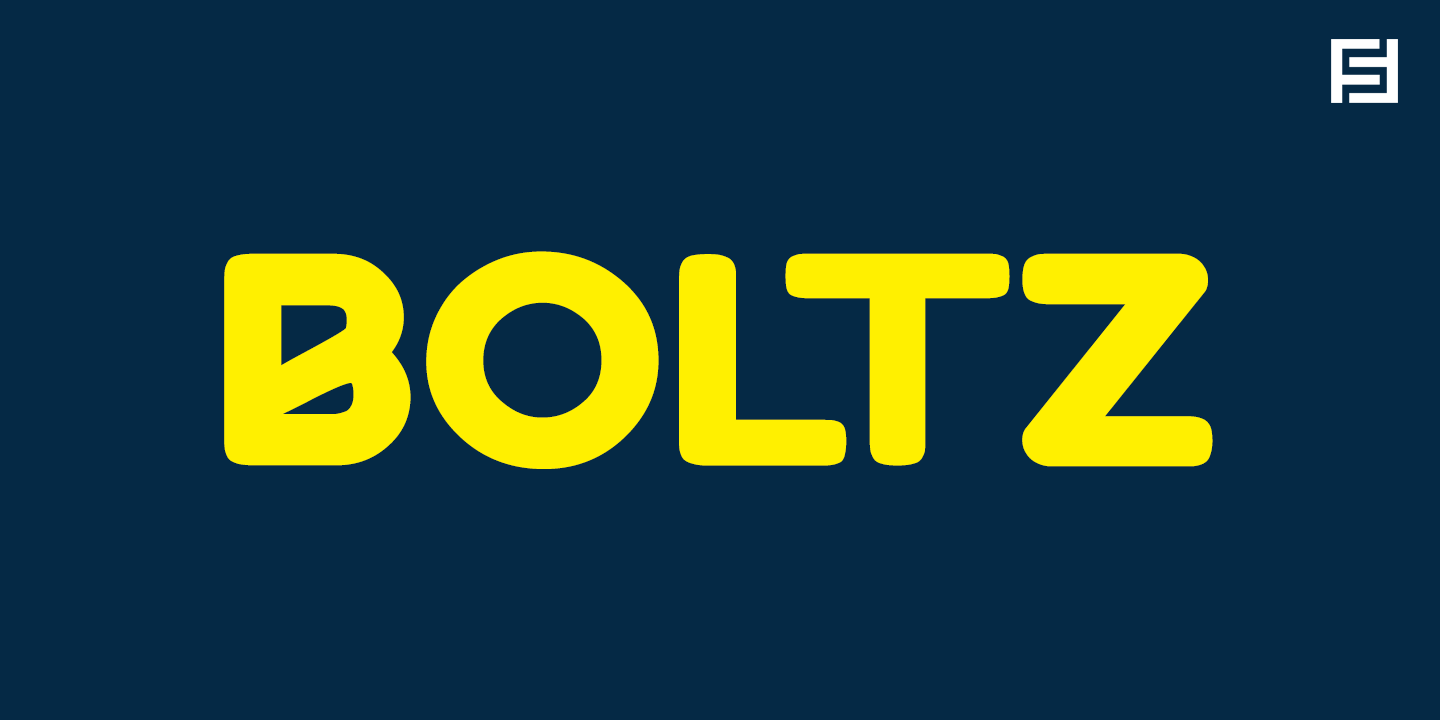 Example font Boltz #1